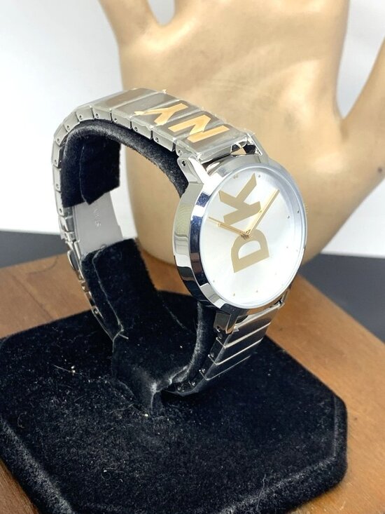 DKNY Women\'s Watch NY2999 Modernist Quartz Gold Silver Stainless Steel 32mm main image 8